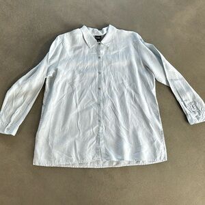 EILEEN FISHER, size M, 100% linen